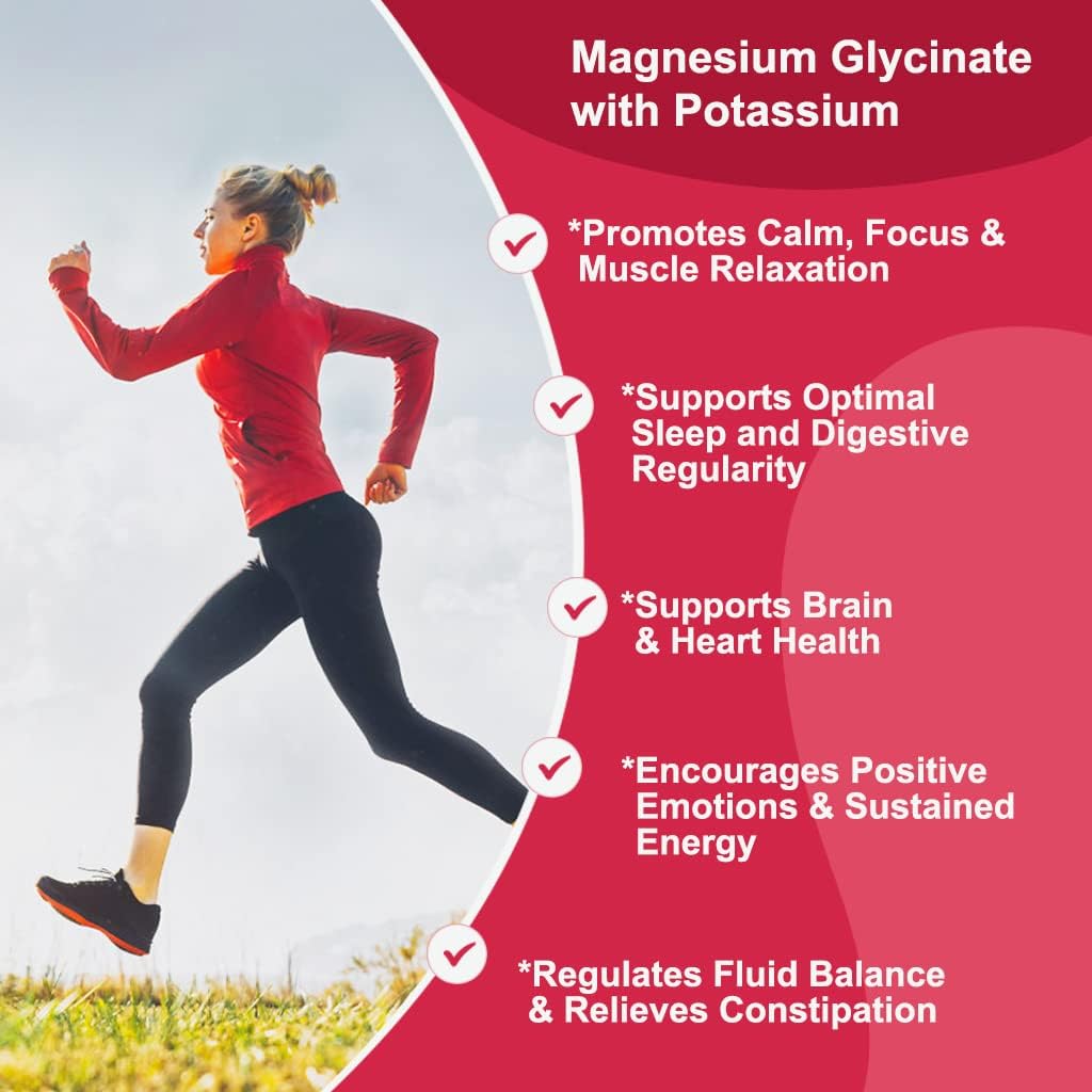Gominolas de Magnesio Glycinato 400 mg, Vit D+B6, 120u