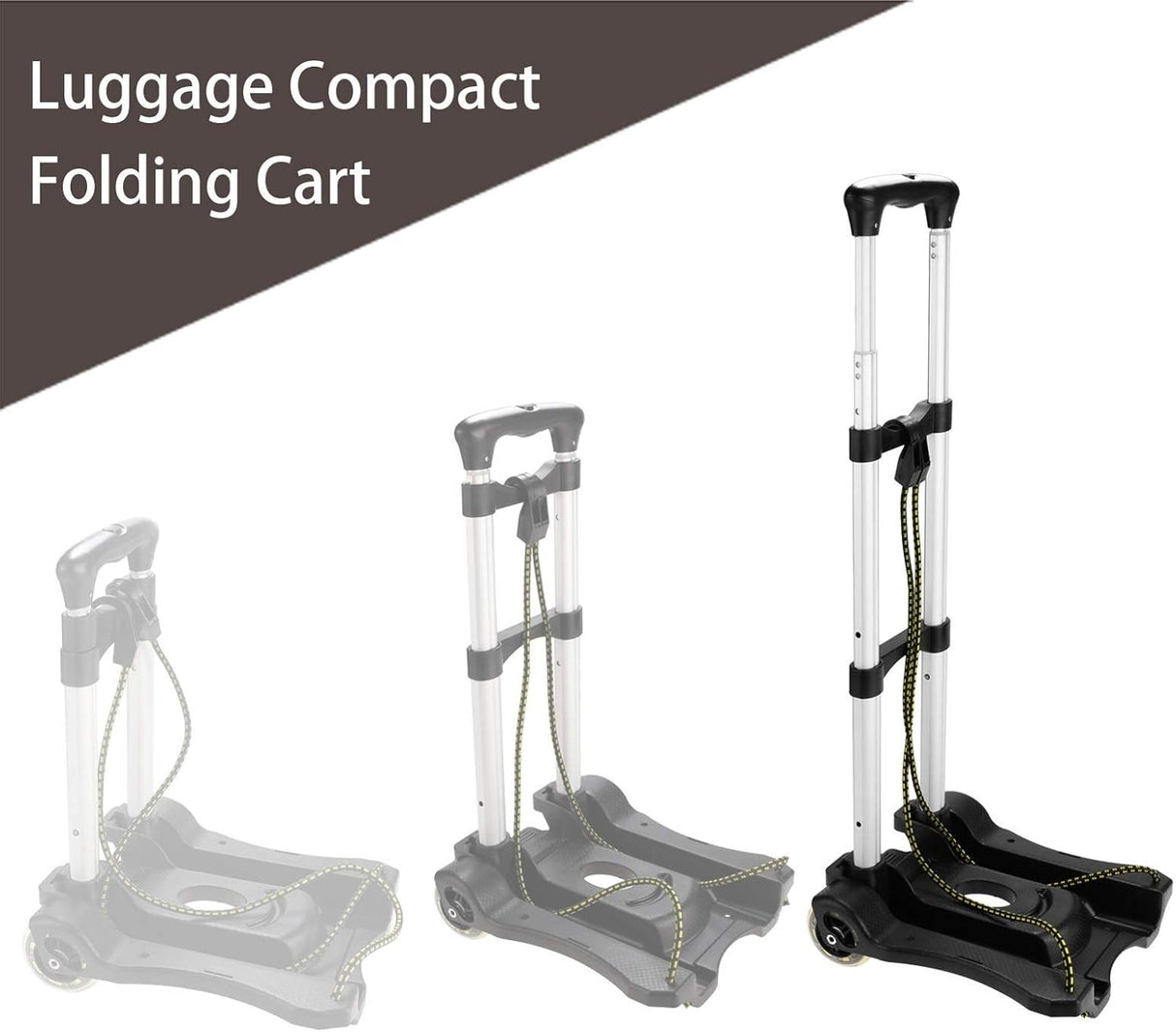 Carretilla Plegable COOCHEER, 80LB, Ligera y Resistente, Modelo 2023