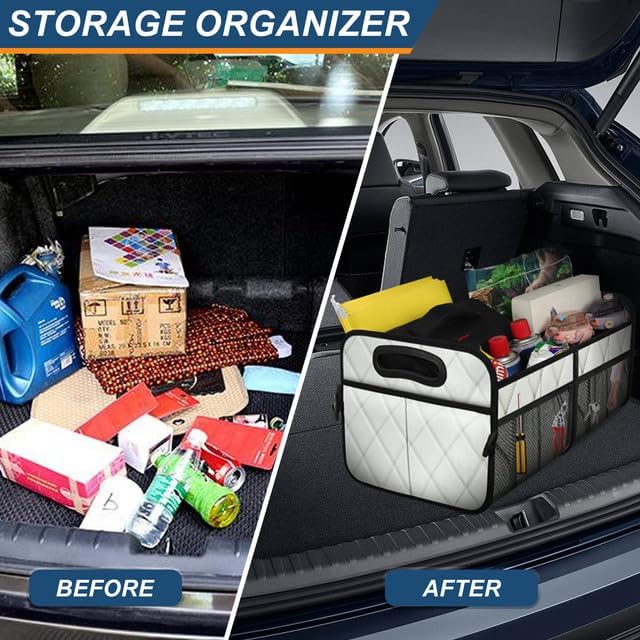 Organizador de Maletero Deosk, 6 Bolsillos, 50L, Plegable