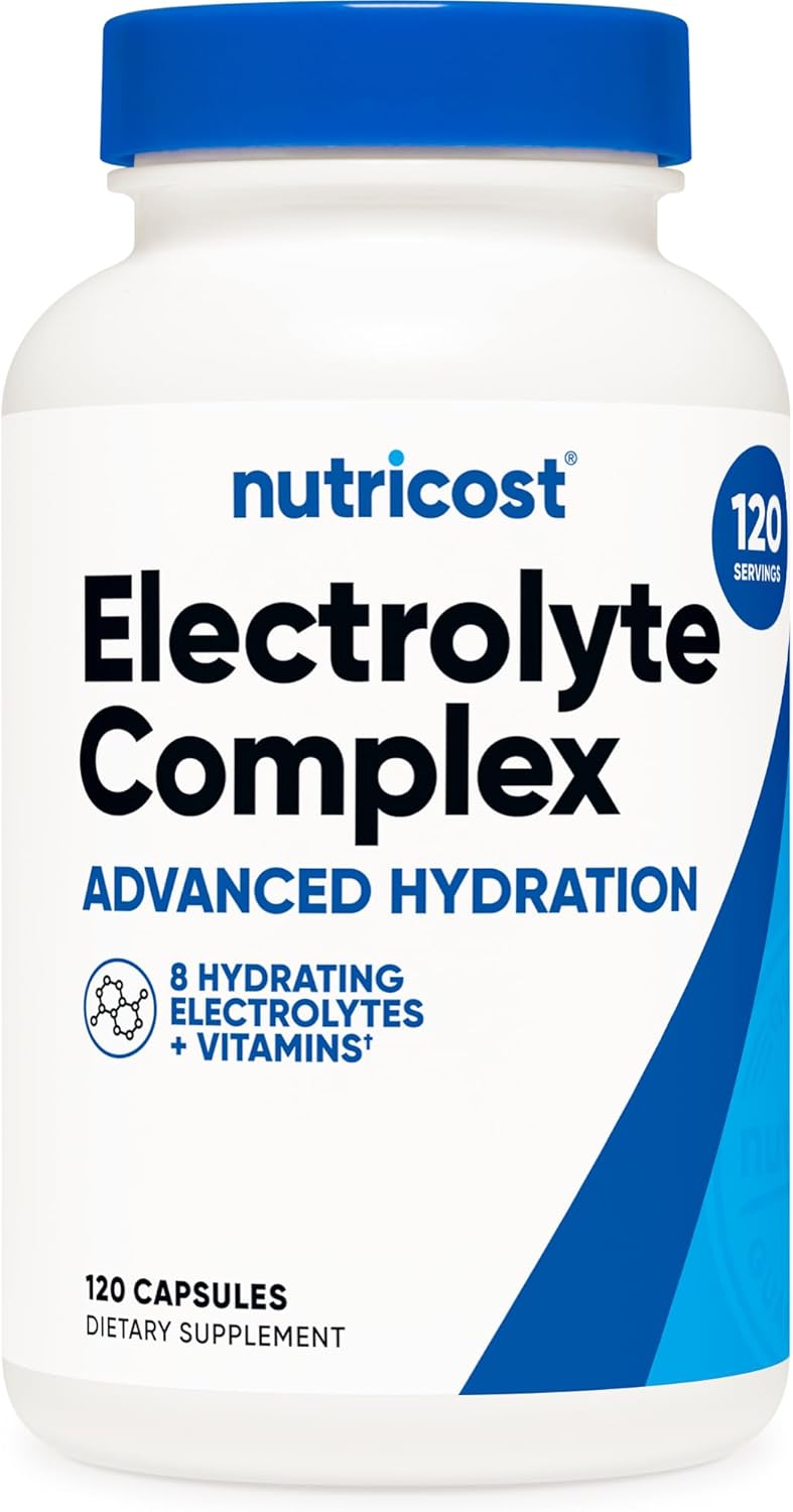 Complejo de Electrolitos Nutricost - 8 Electrolitos y Vitaminas