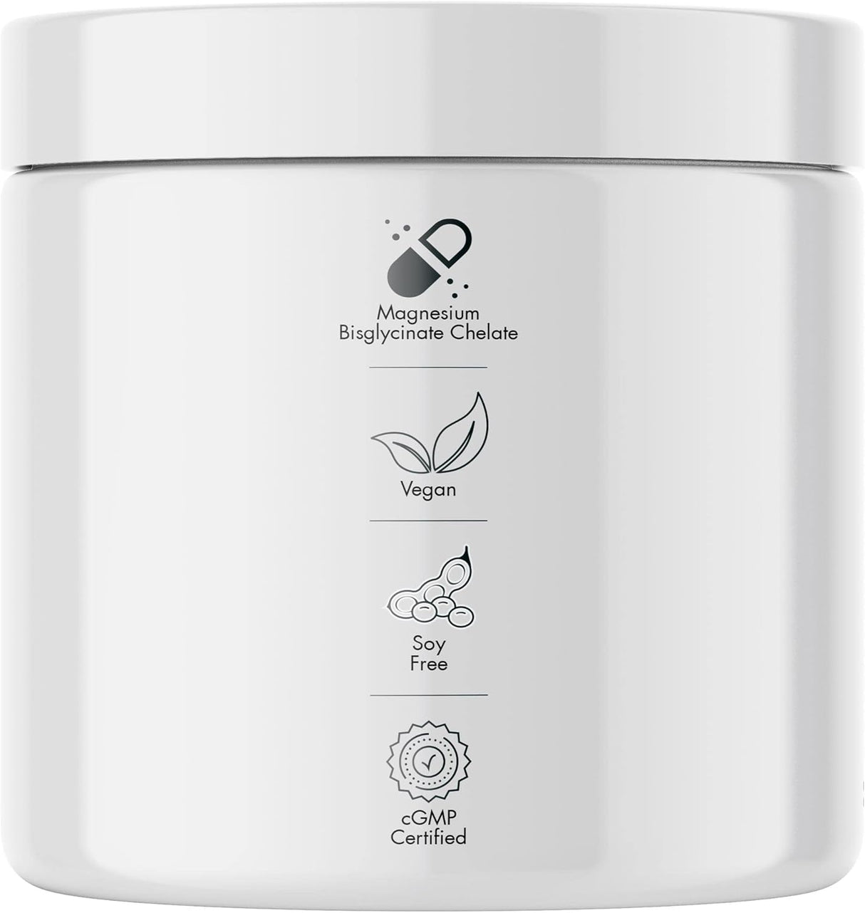 Suplemento de glicinato de magnesio liposomal 240 unidades