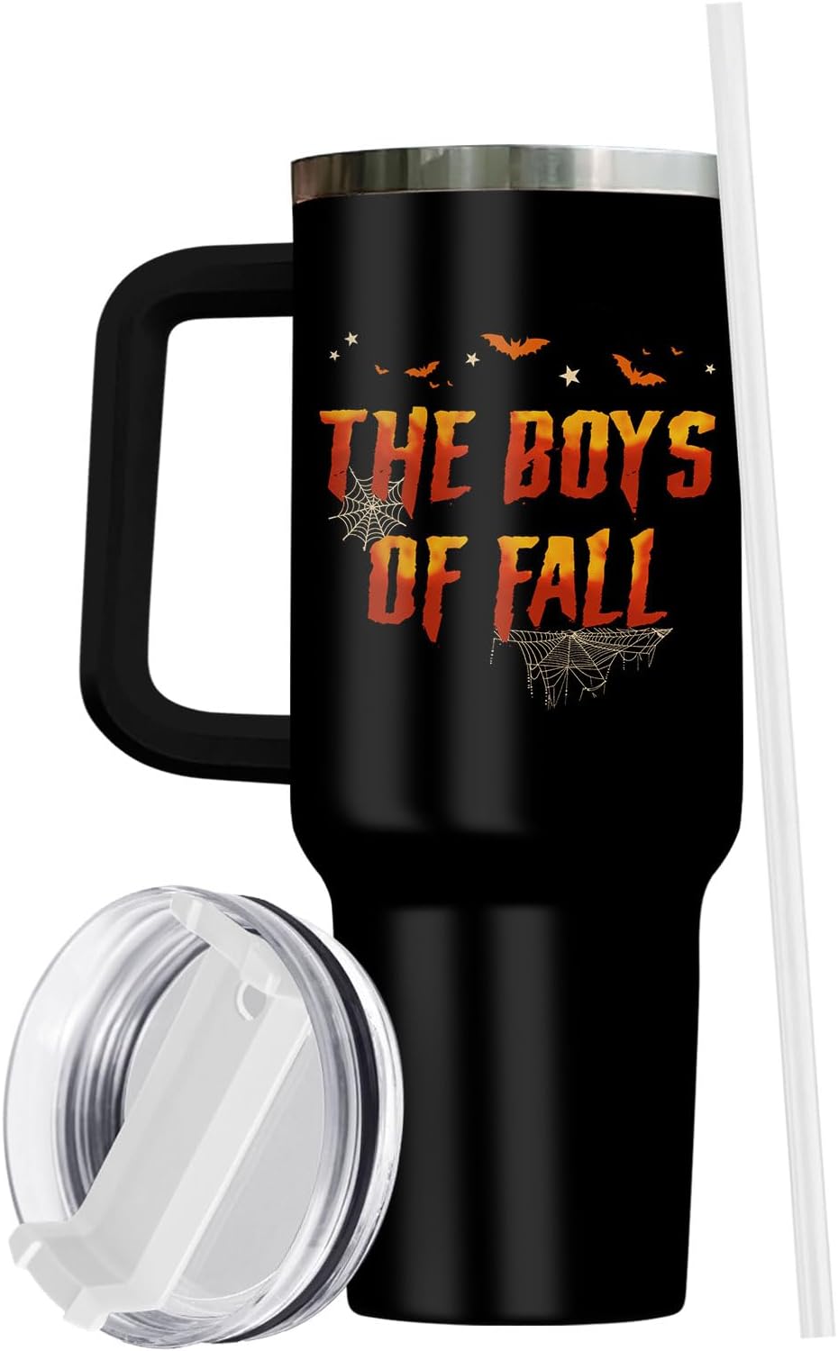 Taza de Acero Inoxidable con Asa para Amantes del Cine, 40 oz