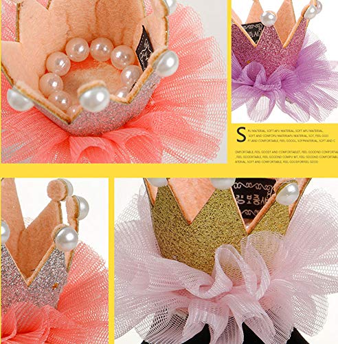 MaruPet Lindo gato perro de Navidad perro alce reno corona