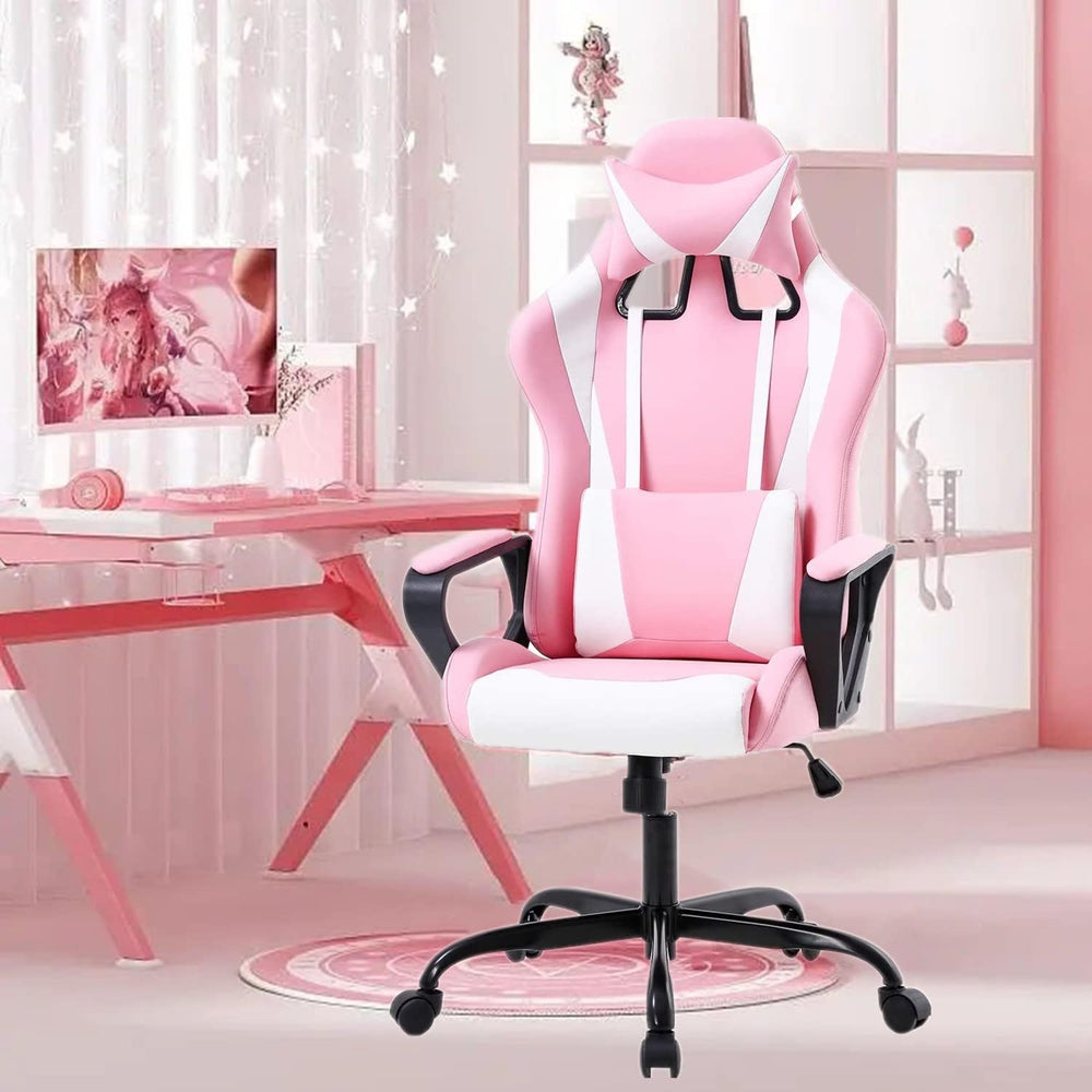 Silla Gamer de respaldo alto Pink game chair BSTOPHKL