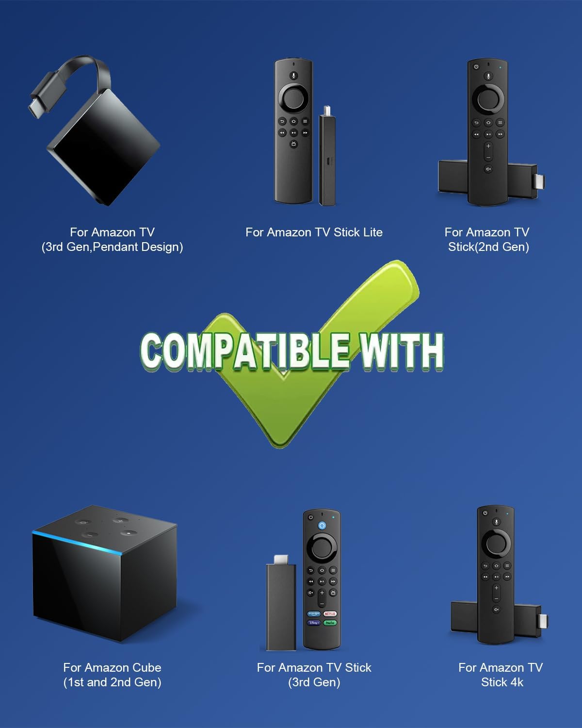 Control remoto DR49WK B PE59CV para Amazon Fire TV Stick