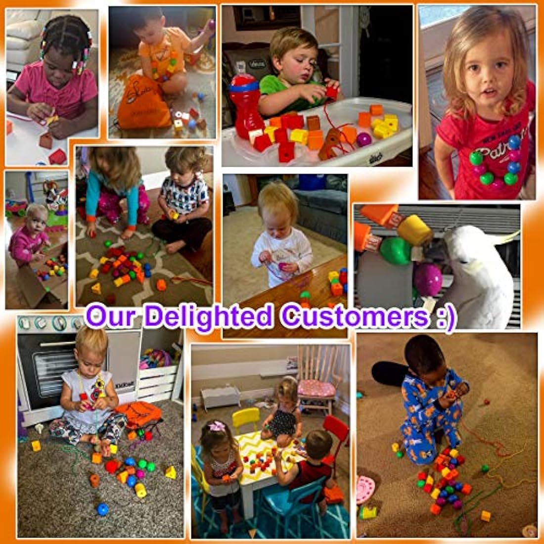 Skoolzy juego de 36 piezas infantiles tamaño Jumbo con 4