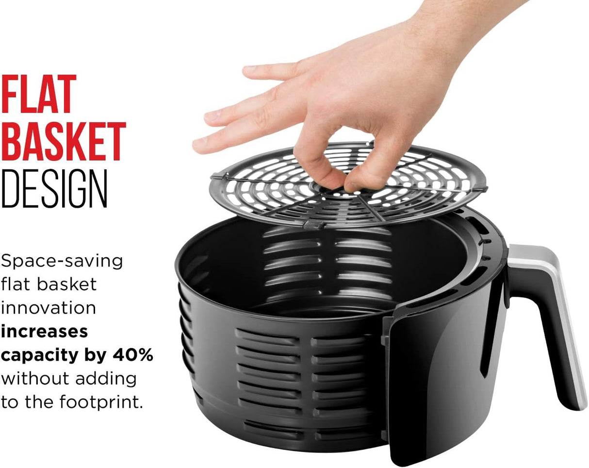 Freidora de aire CHEFMAN 3.6 Qt, digital, fácil de usar, incluye recetario