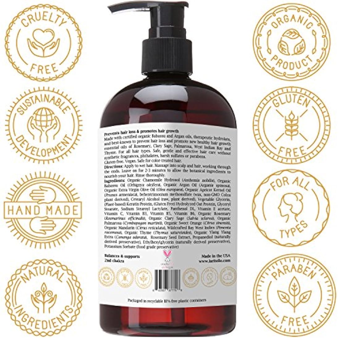 Laritelle acondicionador orgánico Sensual Bliss 16 oz