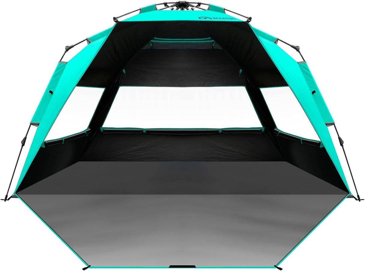 Tienda de Playa con Tecnología Blackout, Protección UV 50+