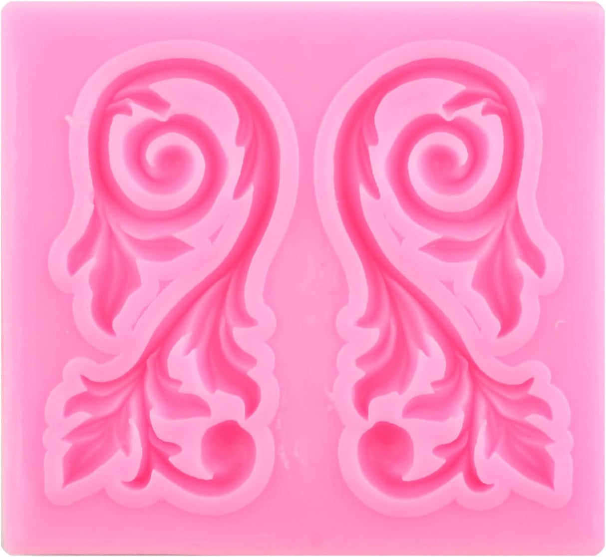 MYPRACS Molde de fondant barroco para fondant 3D esculpidos