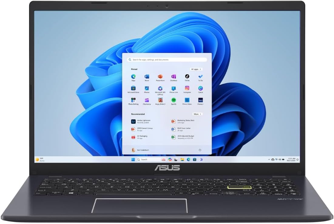 Portátil ASUS 15.6” Vivobook Go, Intel Celeron, 4GB RAM, L510KA-ES04
