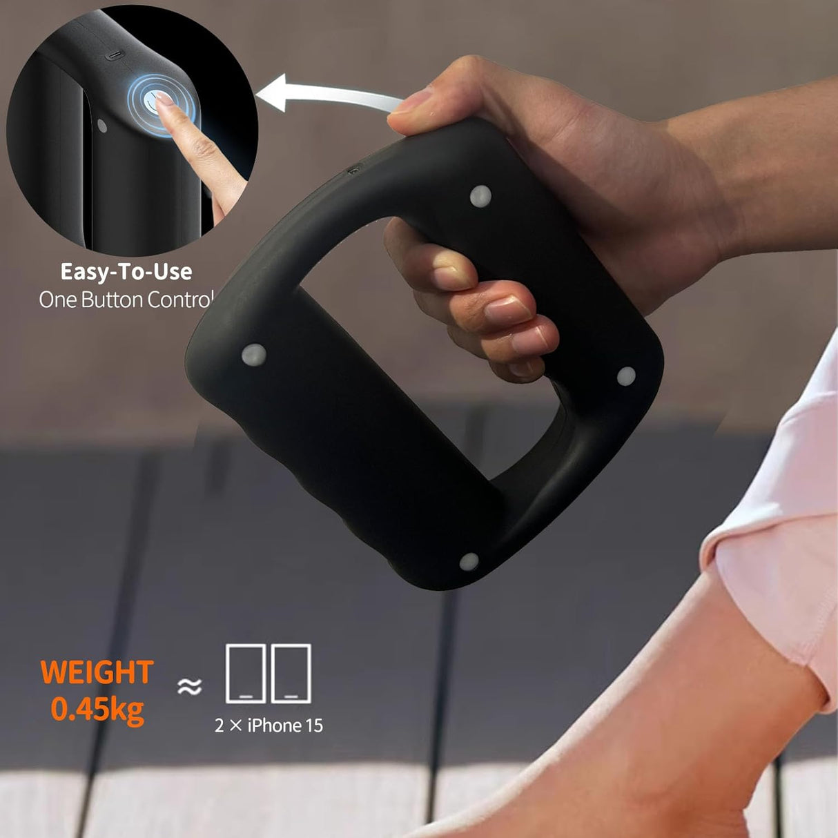 Masajeador Percusivo Inalámbrico, Alivio de Dolor, Mini Gun