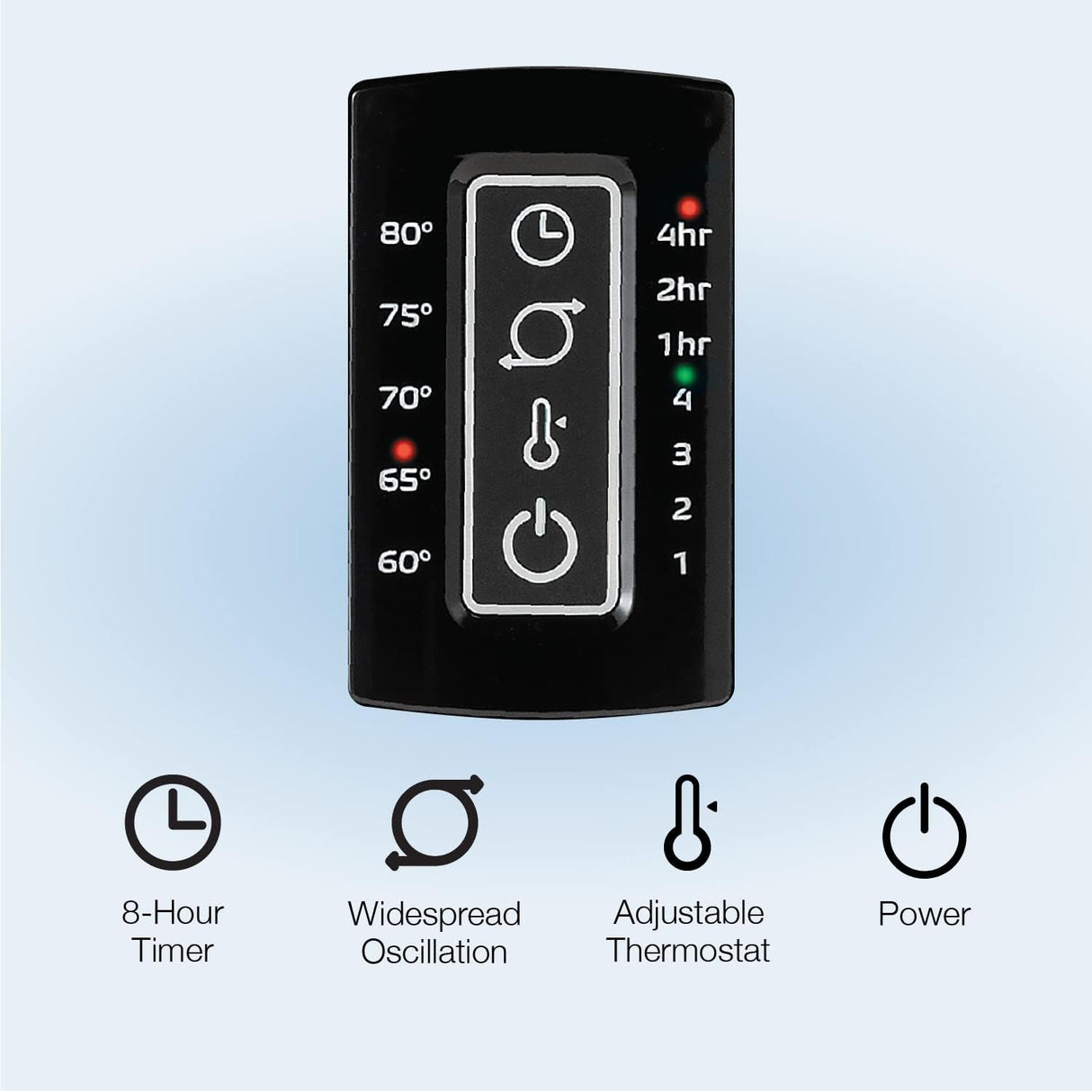 Ventilador de pedestal Lasko, oscilante, control remoto, S16612