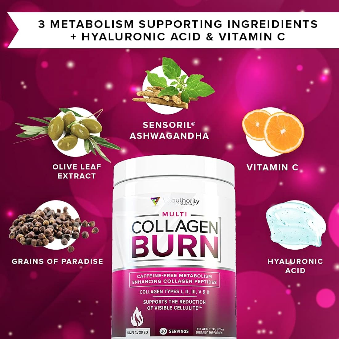 colágeno de colágeno hidrolizados multitipo con ácido