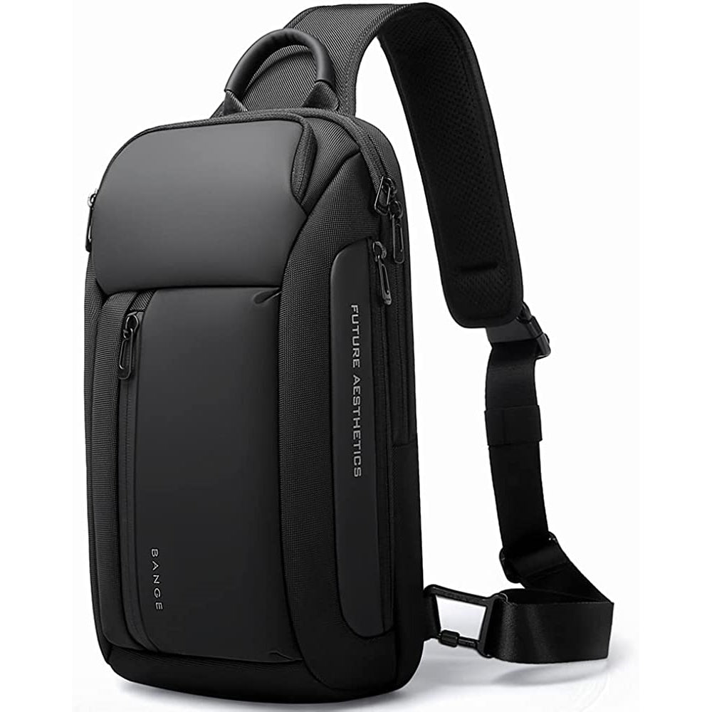 Morral impermeable ligero para hombre de color negro