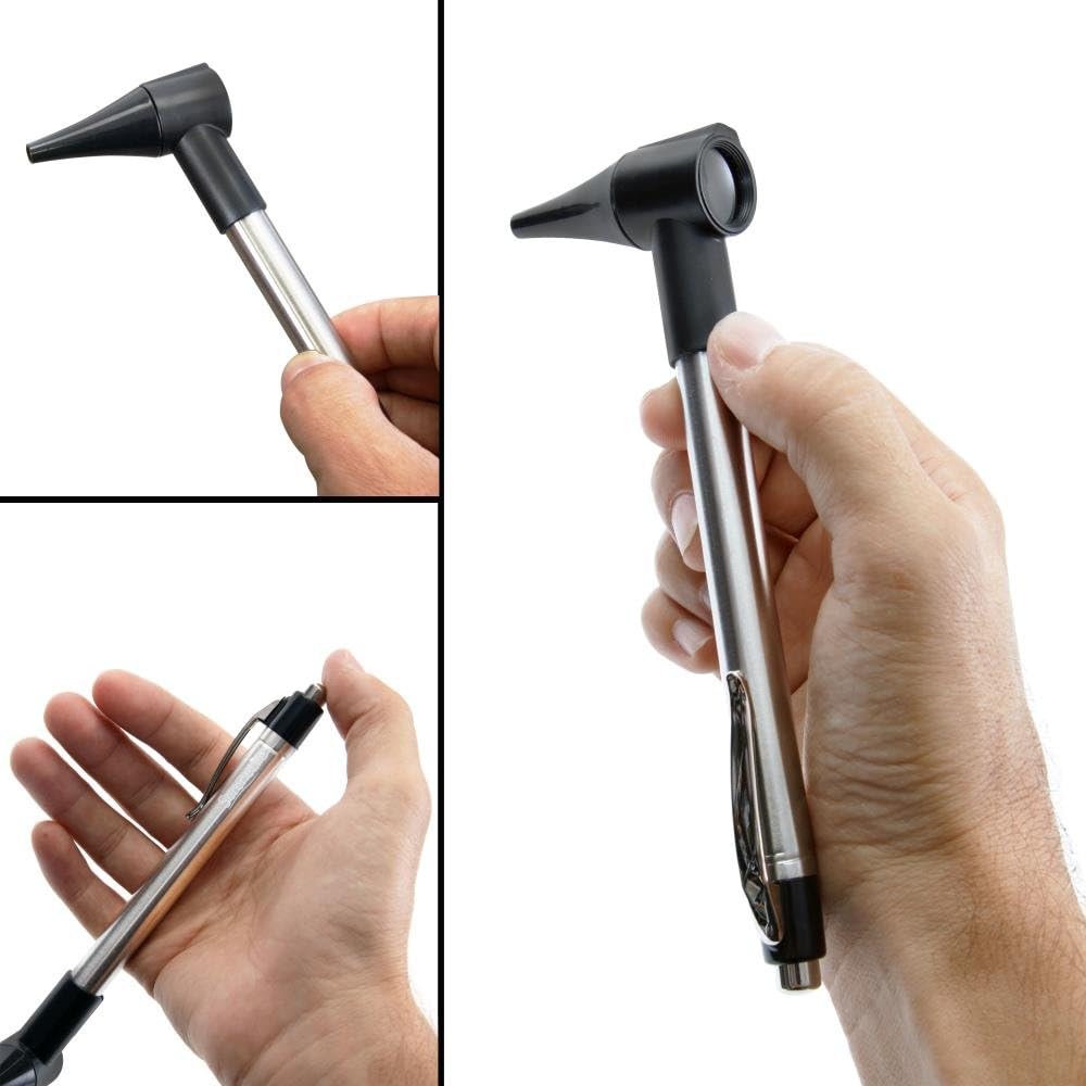 Otoscopio SereneLife, aumento 3X, LED, puntas reutilizables