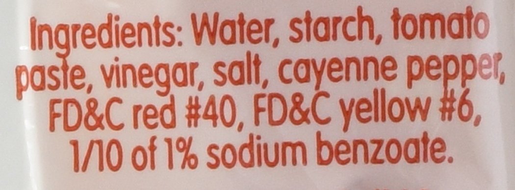 Salsa picante EAST EMPIRE, 50 unidades, sabor chili, 1 paquete