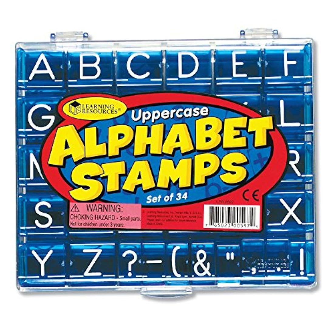 Learning Resources - Sellos de alfabeto en mayúscula