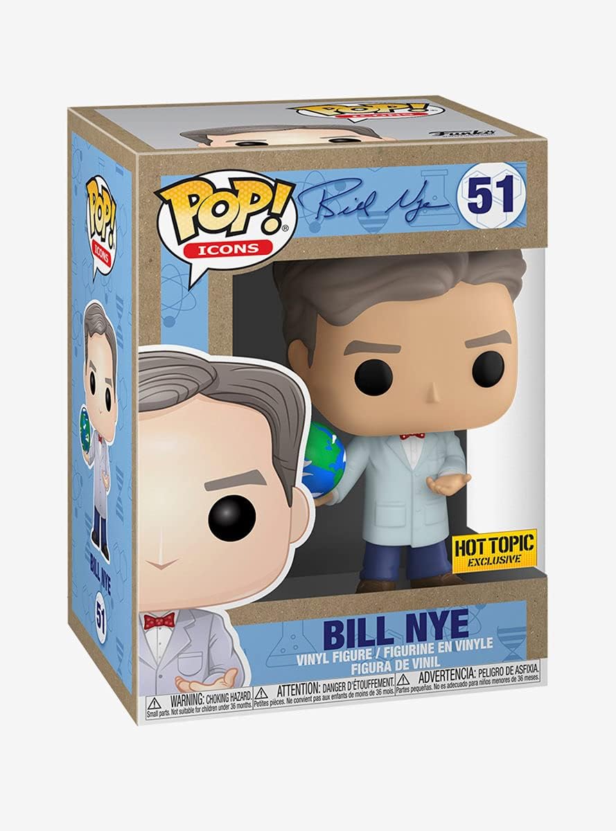 Funko POP! Icons - Bill Nye con Globo H.T. Exclusivo #51