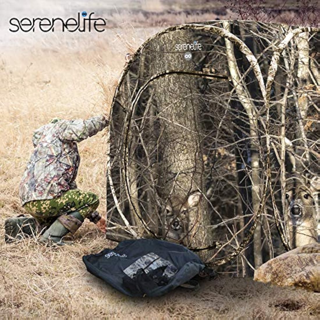 Carpa para dos personas resistente al agua SERENELIFE SLHT39