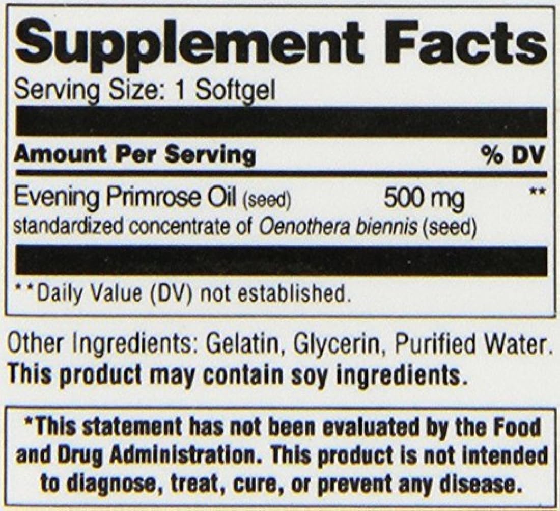 Cápsulas blandas de aceite de onagra 60 unidades