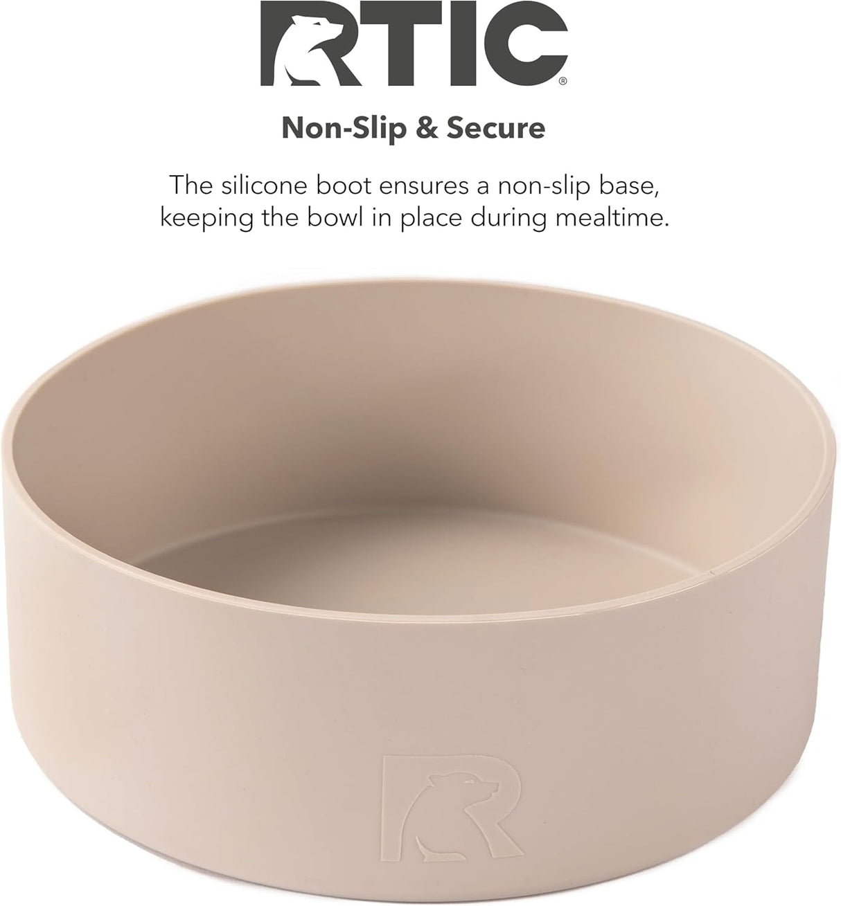 Cuenco 3-en-1 para Perros RTIC, Acero Inoxidable, Grande