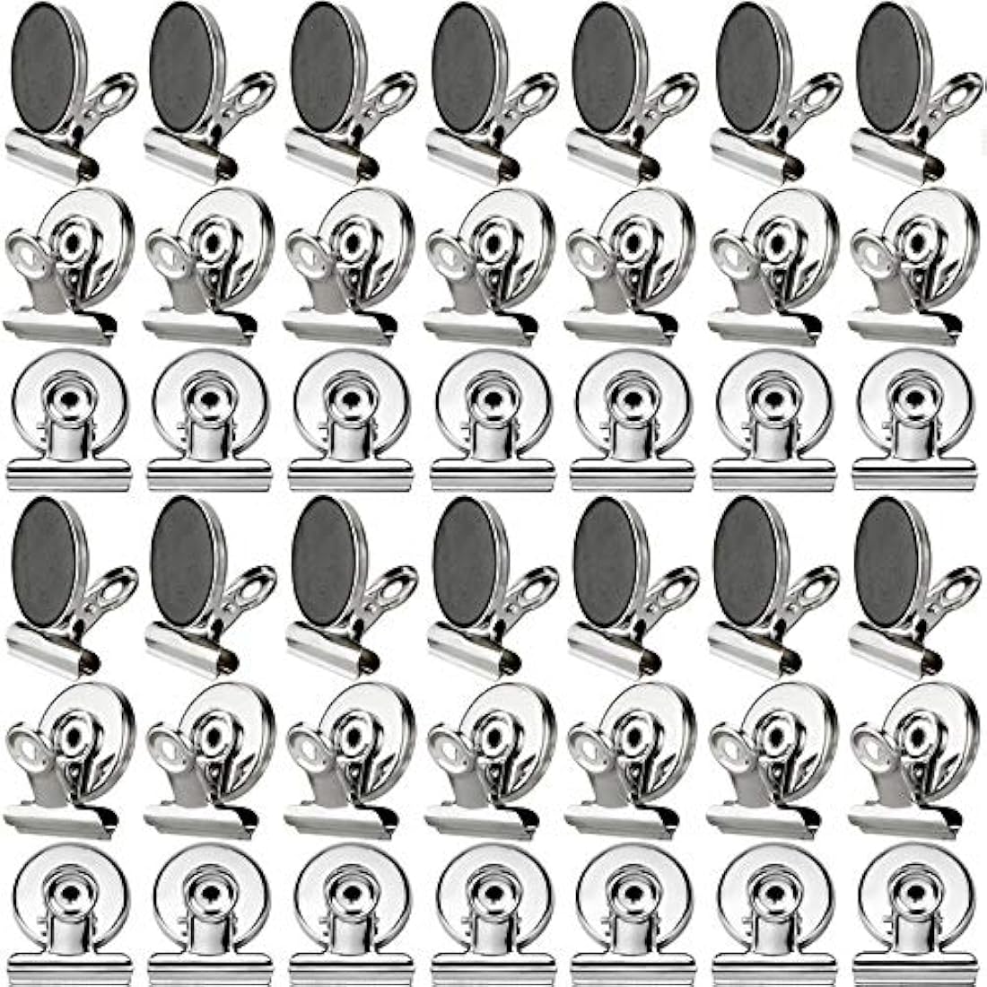 50 imanes para nevera, color negro para arañazos