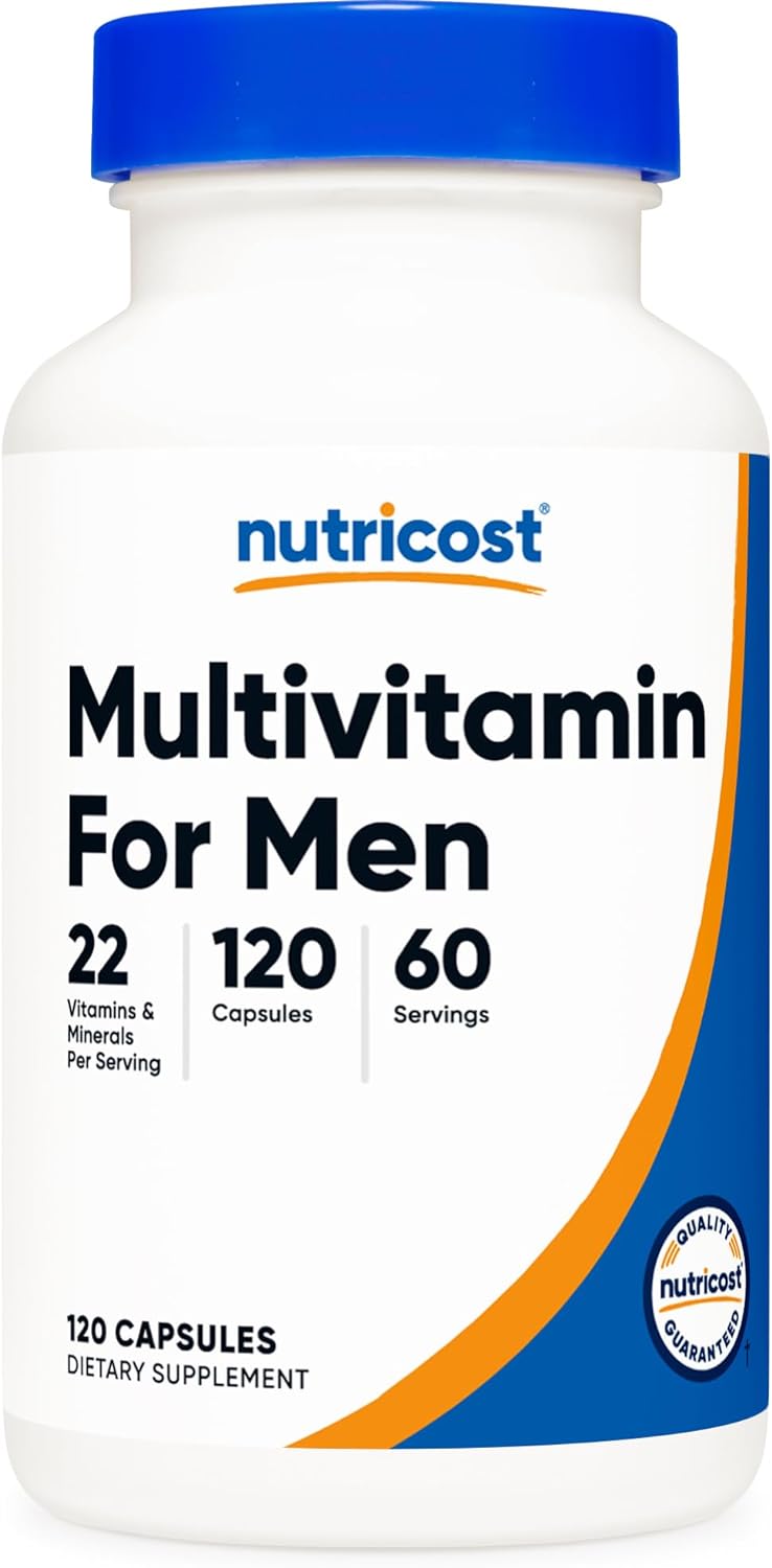 Multivitamínico para hombres, vitaminas y minerales