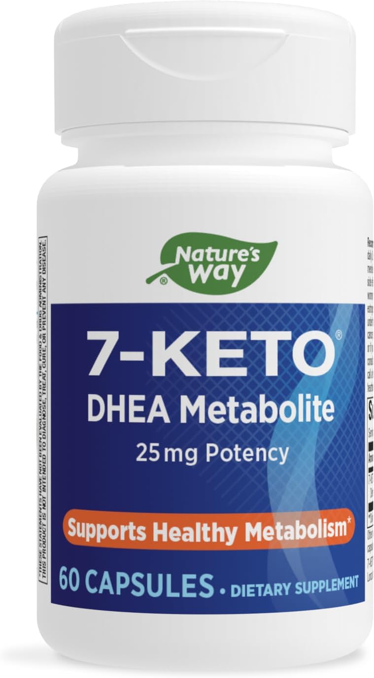 Suplemento 7-KETO, Nature's Way, 25mg, 60 cápsulas