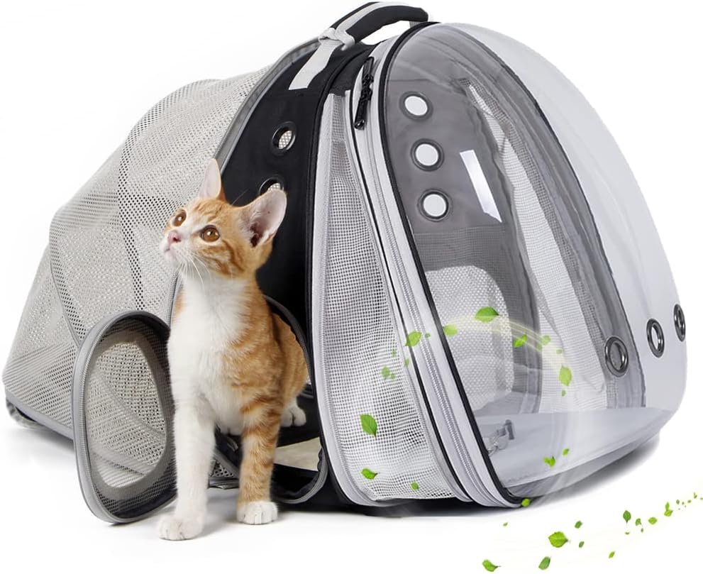 Mochila Portátil para Gatos, Expandible, hasta 20 lbs, Modelo X