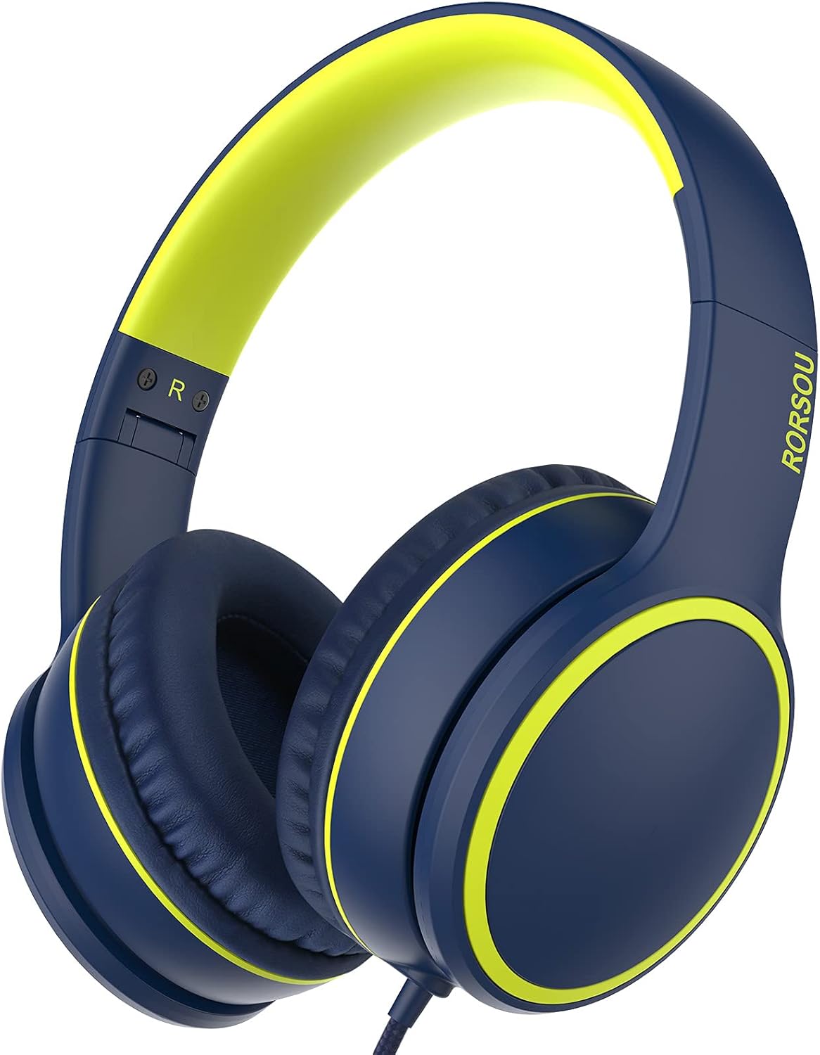 Auriculares RORSOU R10 con micrófono, ligeros y portátiles