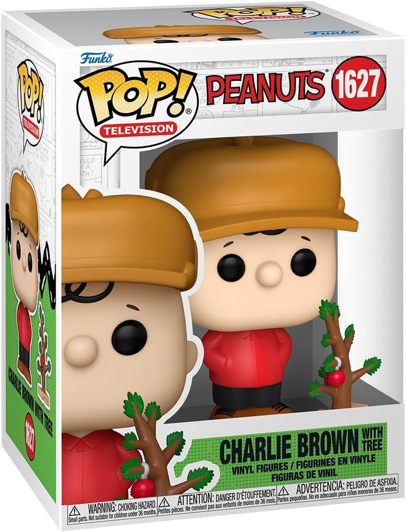 Funko Pop! Películas: Charlie Brown con Árbol - Navidad