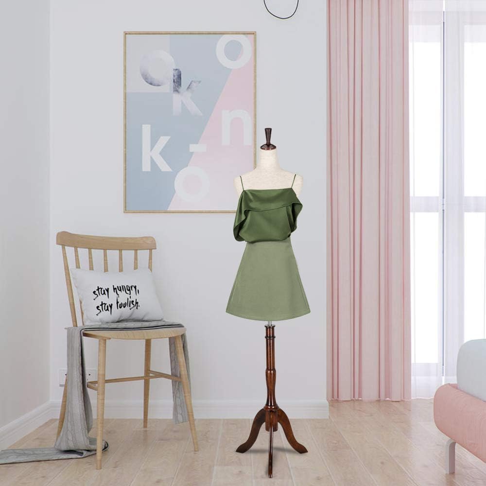 Maniquí Femenino Bonnlo, Ajustable, para Ropa y Joyería, 6-8