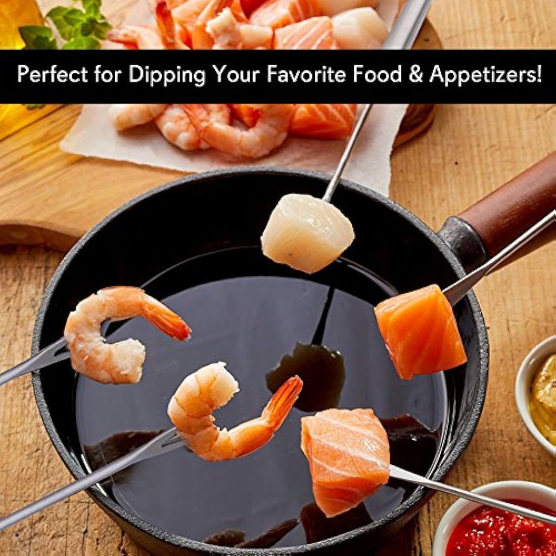 Fondue de varas de Acero Inoxidable NUTRICHEF PRTPKFONDSTK12