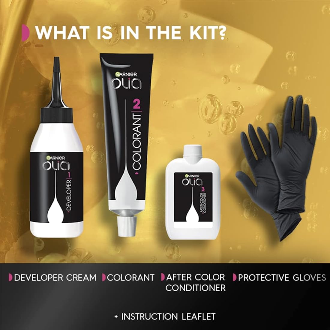 Garnier Olia Tinte castaño oscuro intenso, 2 unidades.