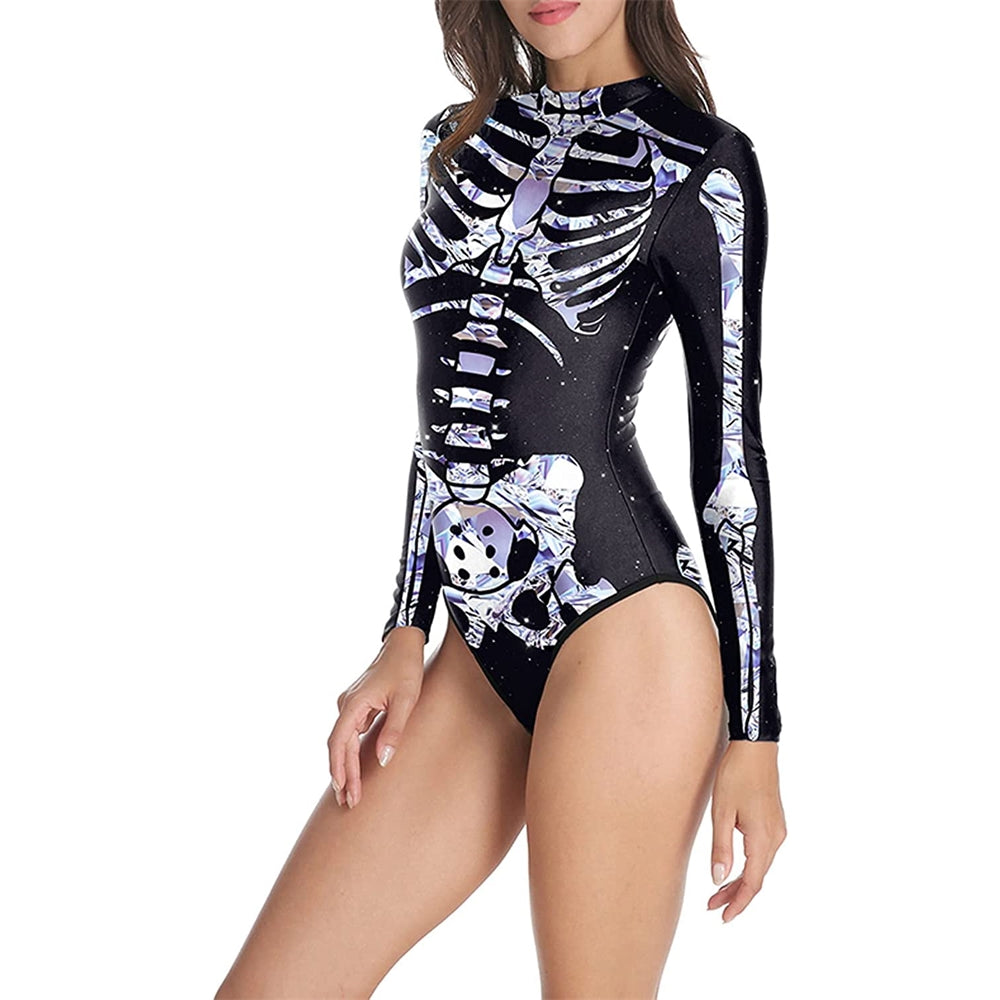 Disfraces de esqueleto talla L negro