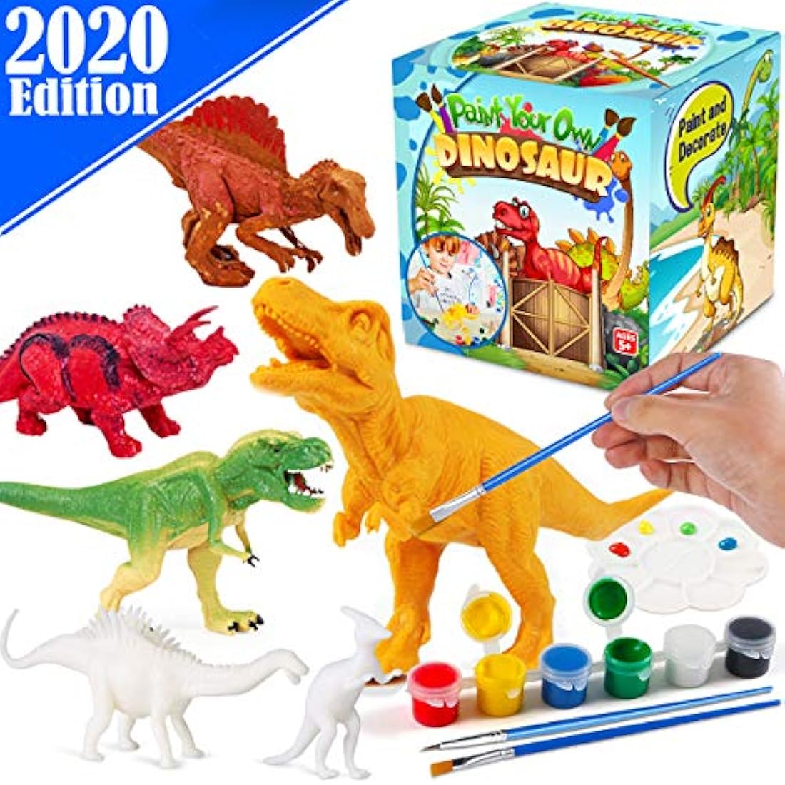 Juego de pintura para niños, diseño de dinosaurios