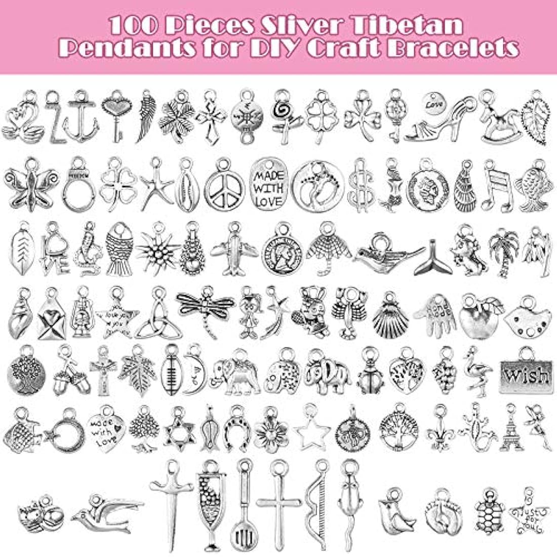 Pulseras y tobilleras Juego de 469 brazaletes