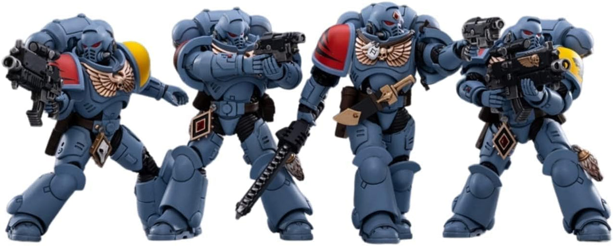 Figura de Acción JOYTOY Space Wolves Pack de 4, Warhammer 40K