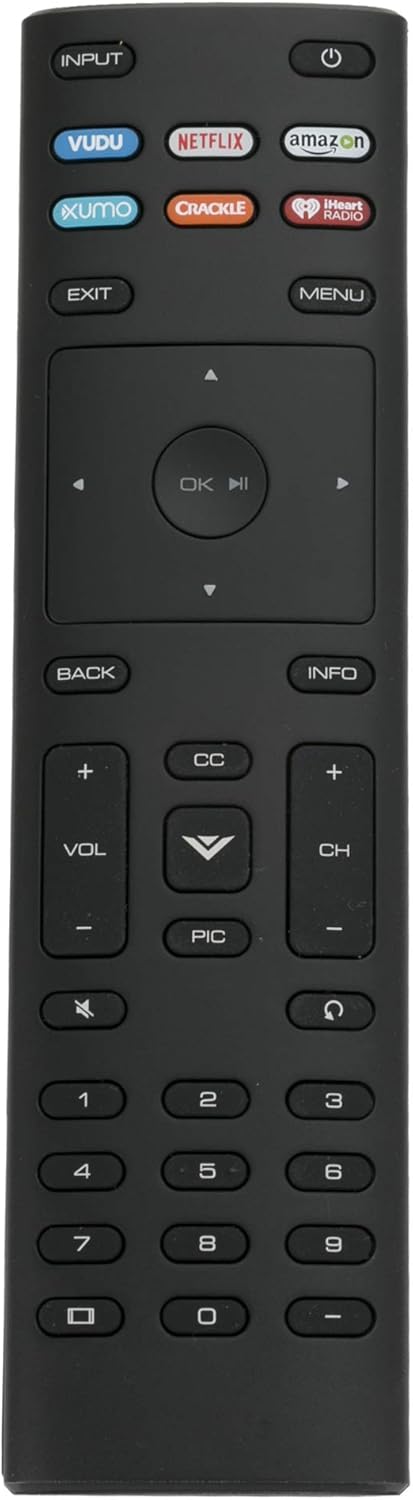 Control Remoto XRT136 Vizio con Botón de Amazon M75-E1 P55-E1