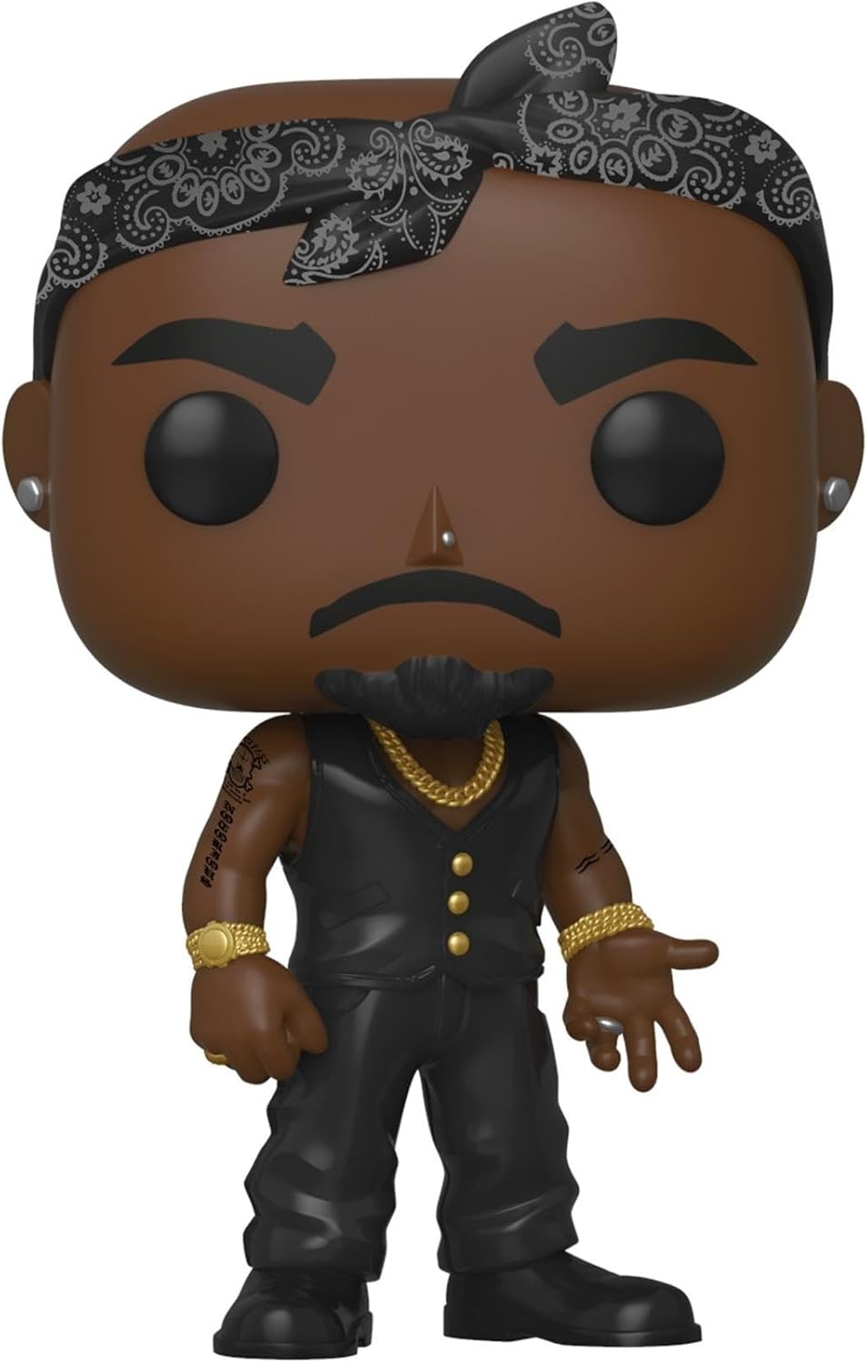 Funko Pop Rocks: Tupac - Figura Coleccionable con Bandana