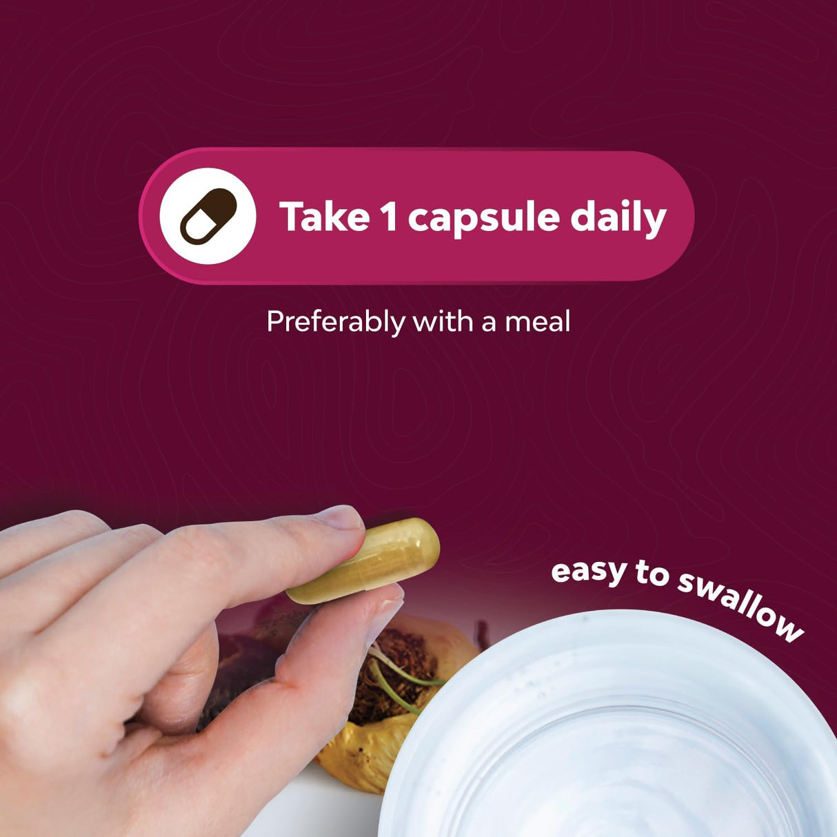 Cápsulas de raíz de maca para mujeres equilibrio hormonal