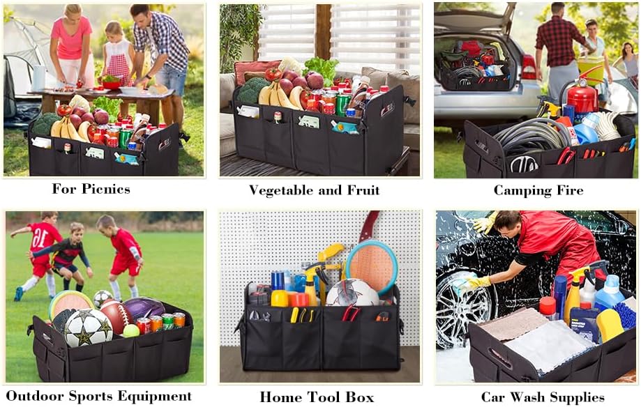 Organizador de Maletero SUV, Sturdy, Impermeable, 35L, B