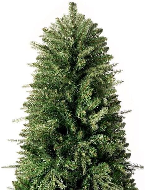 Árbol de Navidad Artificial 7.5ft con Luces y Soporte Metálico