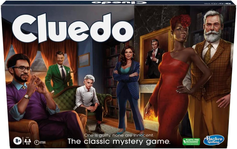 Juego Cluedo para Niños, Aventura Familiar, 2-6 Jugadores