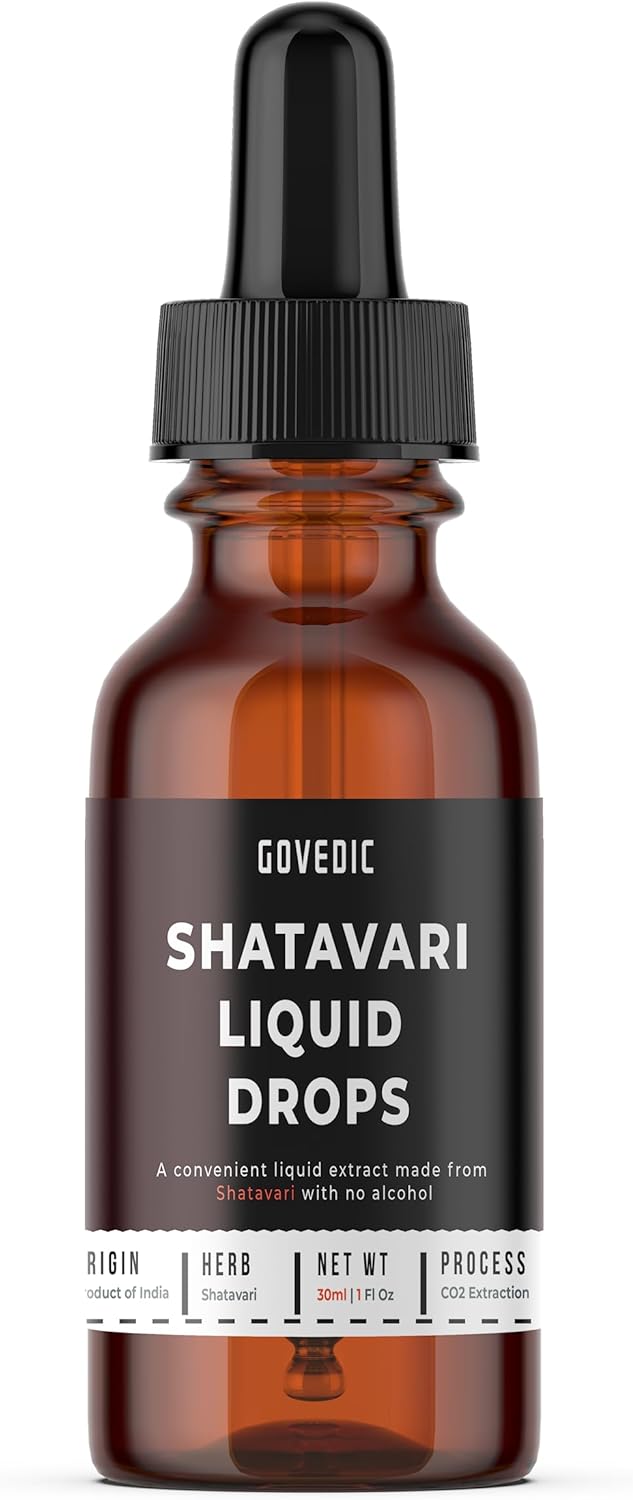 Shatavari Liquid Drops 1 Fl Oz 1.0 fl oz 60 porciones 500 mg