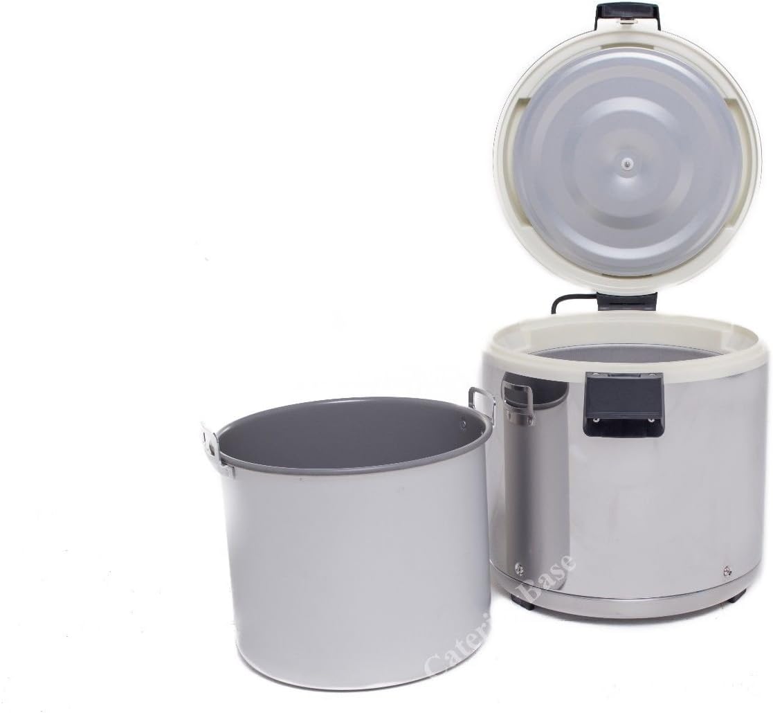 Calentador de arroz Thunder Group, acero inoxidable, 50 tazas, SEJ22000