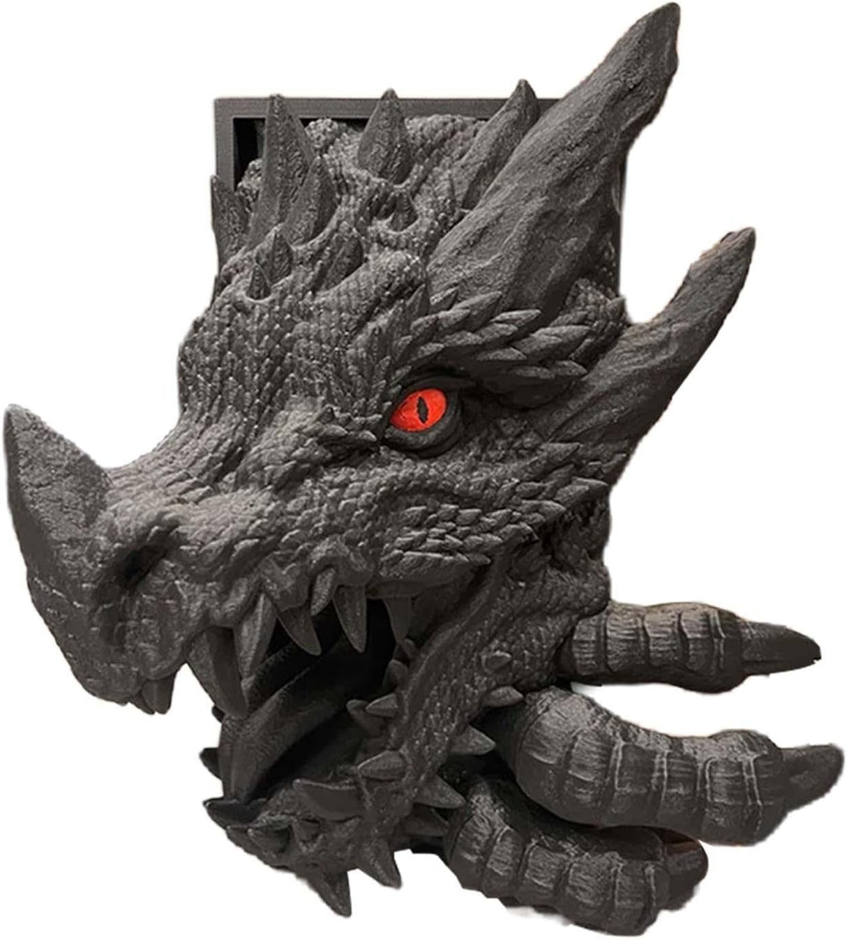 Estatua Dragón Sujetalibros Decorativo para Oficina y Hogar