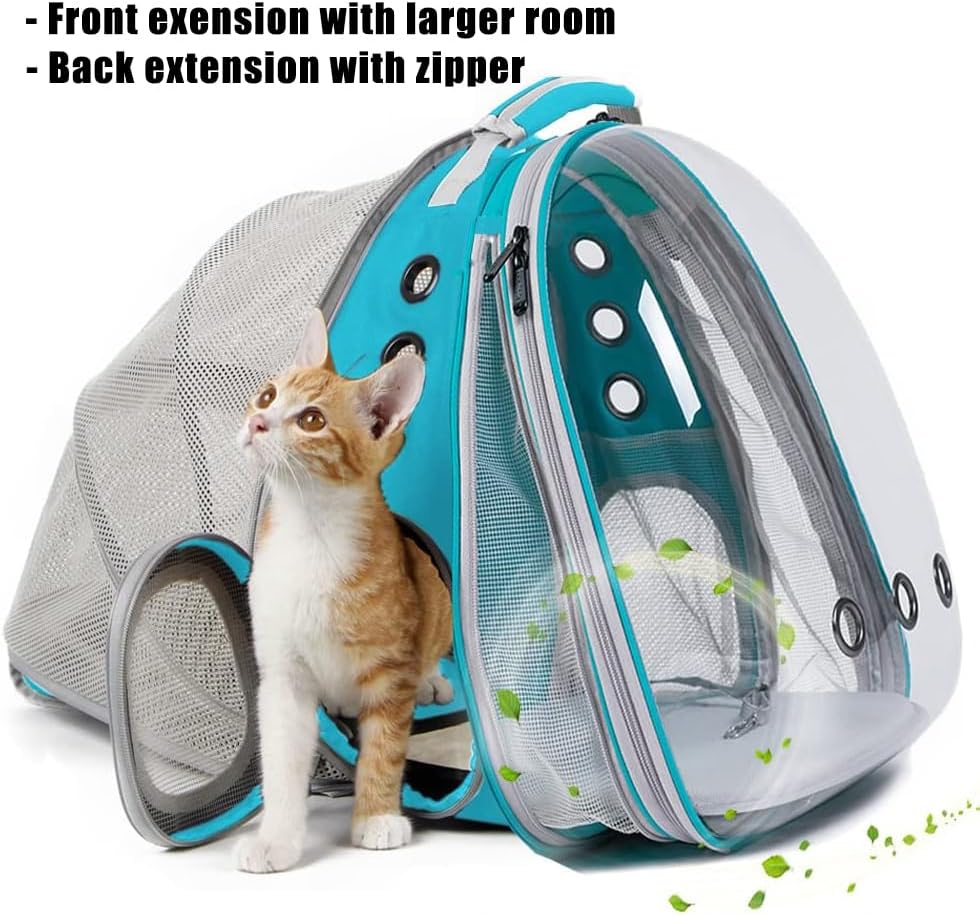 Mochila Transportadora Expandible para Gatos y Perritos 20 lbs