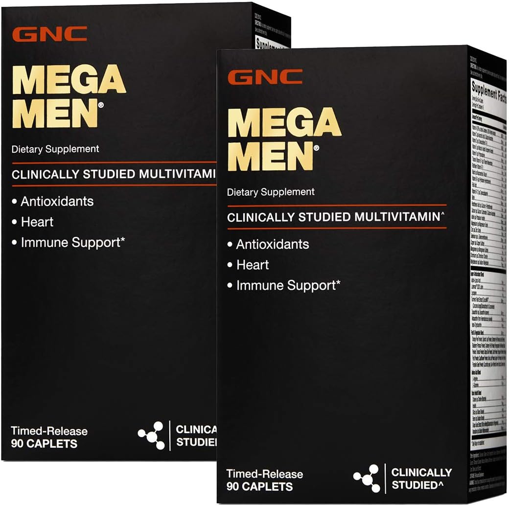 Suplementos Alimenticios Multivitamínico GNC Mega Men